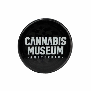 Młynek do ziól akryl Black%26White Cannabis Φ 60 mm/2 PART (CSB30032C)